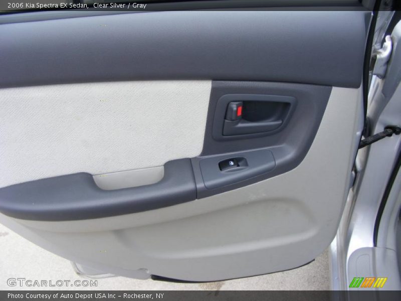 Clear Silver / Gray 2006 Kia Spectra EX Sedan