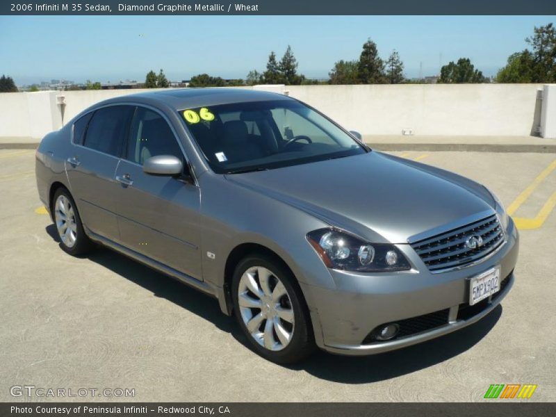 Diamond Graphite Metallic / Wheat 2006 Infiniti M 35 Sedan