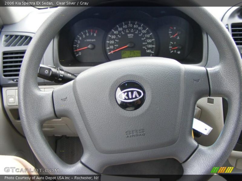 Clear Silver / Gray 2006 Kia Spectra EX Sedan