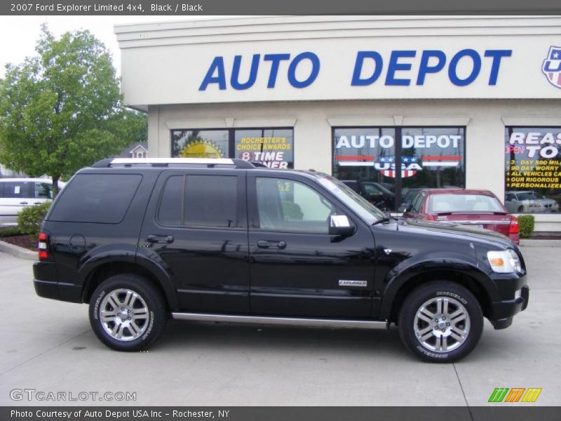 Black / Black 2007 Ford Explorer Limited 4x4