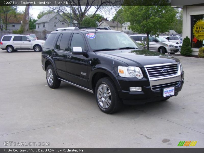 Black / Black 2007 Ford Explorer Limited 4x4