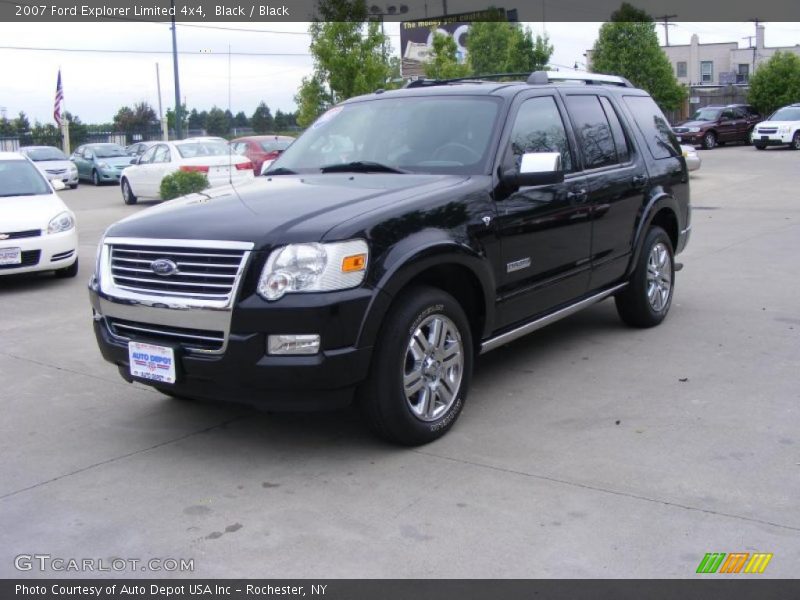 Black / Black 2007 Ford Explorer Limited 4x4