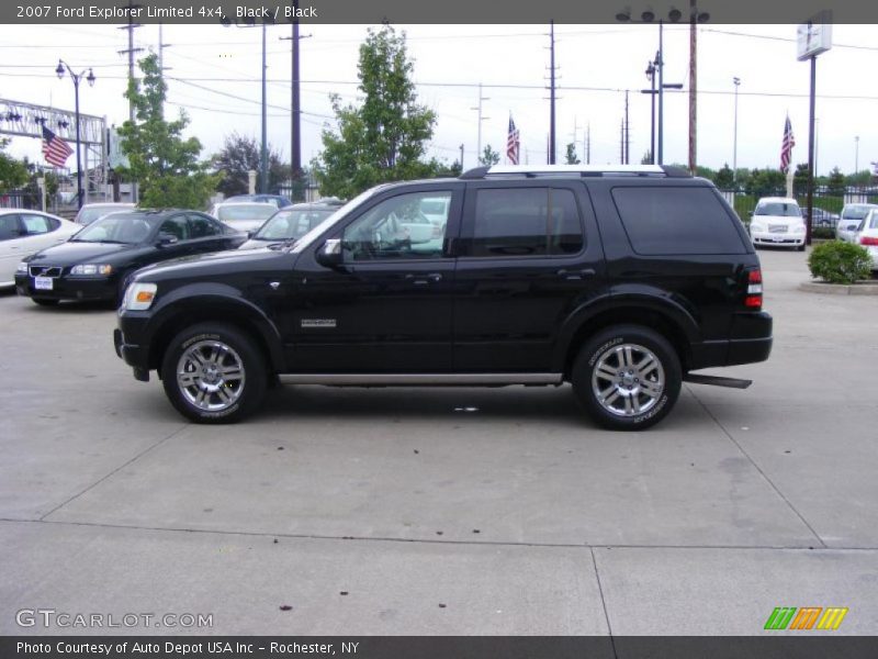 Black / Black 2007 Ford Explorer Limited 4x4