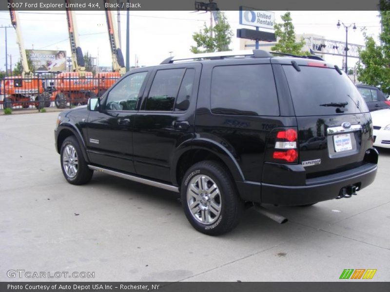 Black / Black 2007 Ford Explorer Limited 4x4