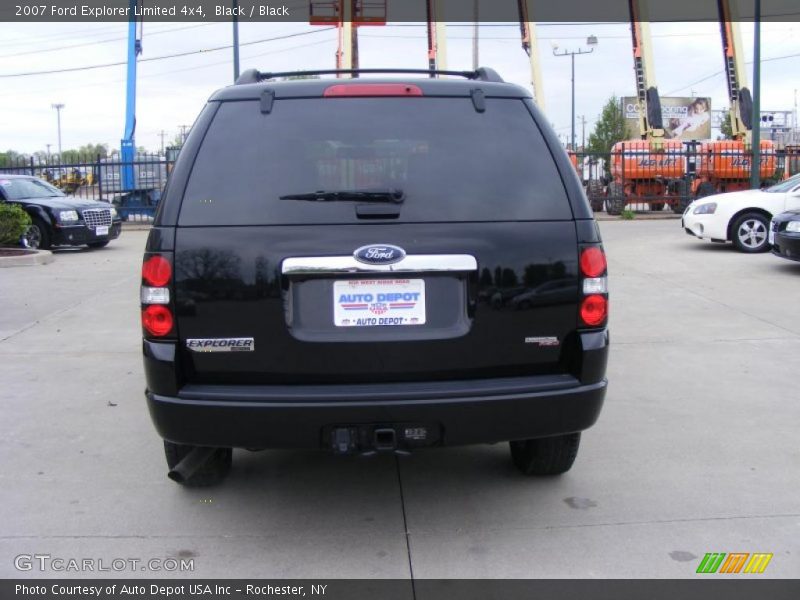 Black / Black 2007 Ford Explorer Limited 4x4
