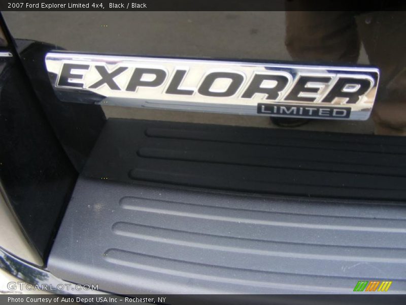 Black / Black 2007 Ford Explorer Limited 4x4