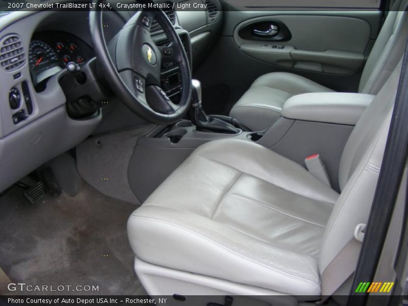 Graystone Metallic / Light Gray 2007 Chevrolet TrailBlazer LT 4x4