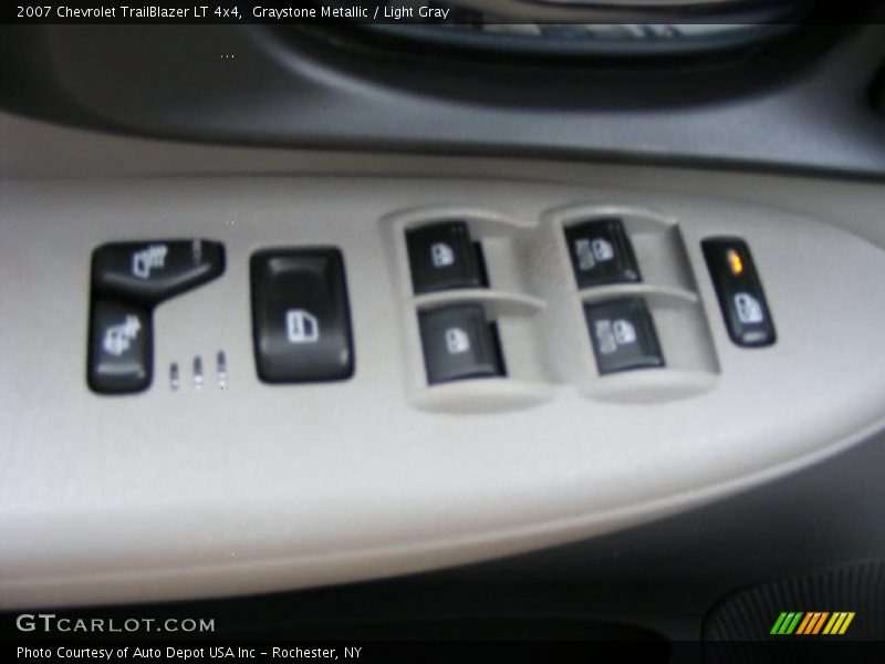 Graystone Metallic / Light Gray 2007 Chevrolet TrailBlazer LT 4x4