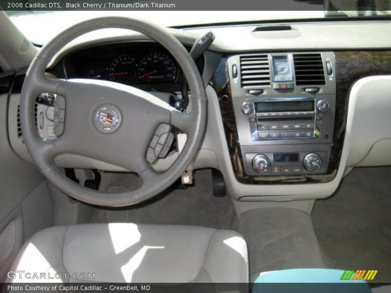 Black Cherry / Titanium/Dark Titanium 2008 Cadillac DTS