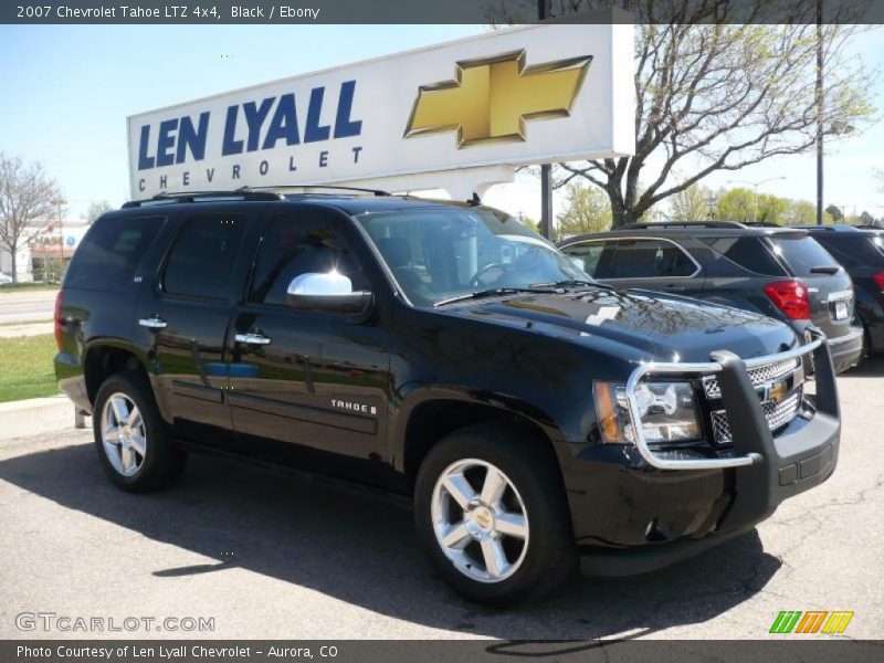 Black / Ebony 2007 Chevrolet Tahoe LTZ 4x4