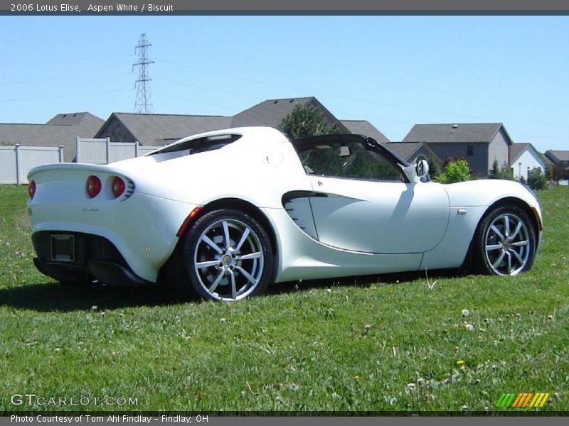 Aspen White / Biscuit 2006 Lotus Elise