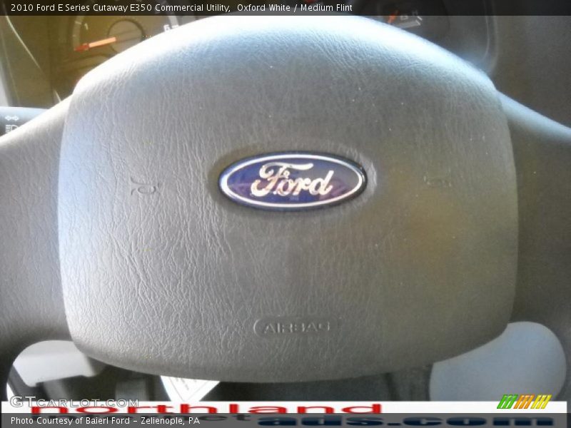 Oxford White / Medium Flint 2010 Ford E Series Cutaway E350 Commercial Utility