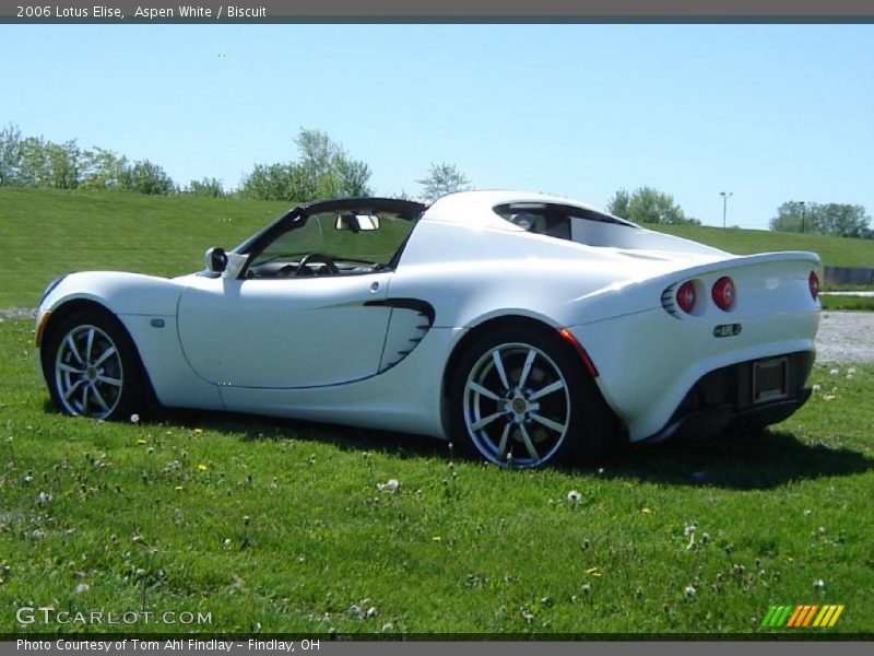 Aspen White / Biscuit 2006 Lotus Elise