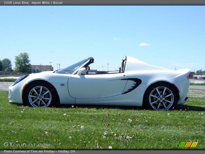 Aspen White / Biscuit 2006 Lotus Elise