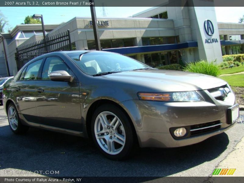 Carbon Bronze Pearl / Taupe 2007 Acura TL 3.2