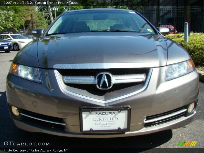 Carbon Bronze Pearl / Taupe 2007 Acura TL 3.2