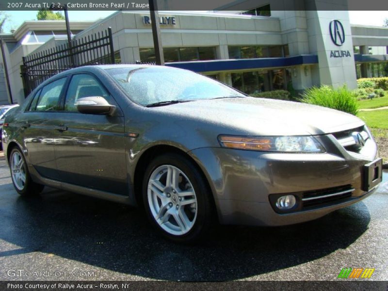 Carbon Bronze Pearl / Taupe 2007 Acura TL 3.2