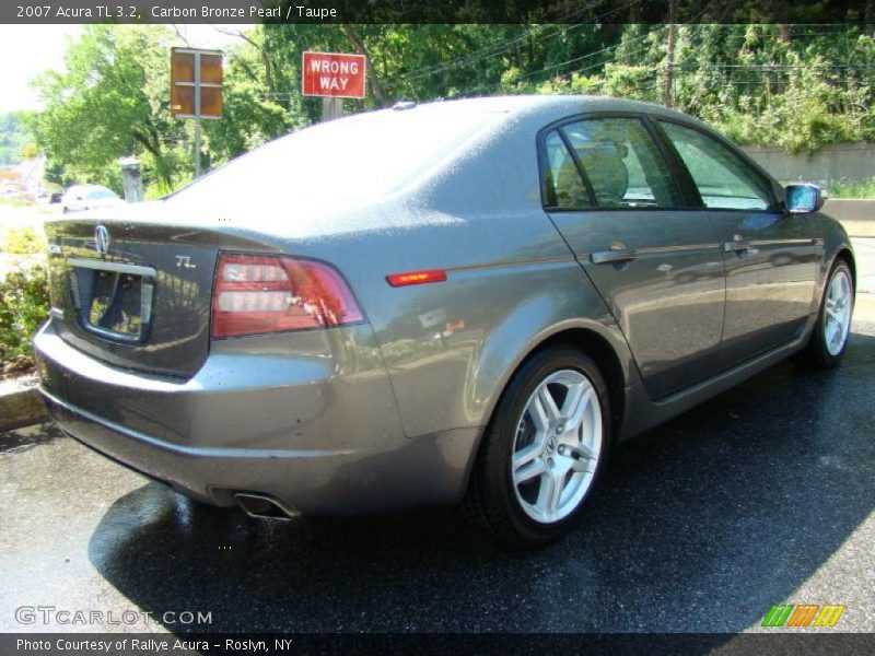 Carbon Bronze Pearl / Taupe 2007 Acura TL 3.2