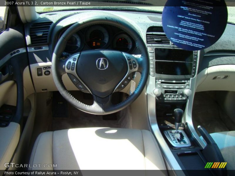 Carbon Bronze Pearl / Taupe 2007 Acura TL 3.2