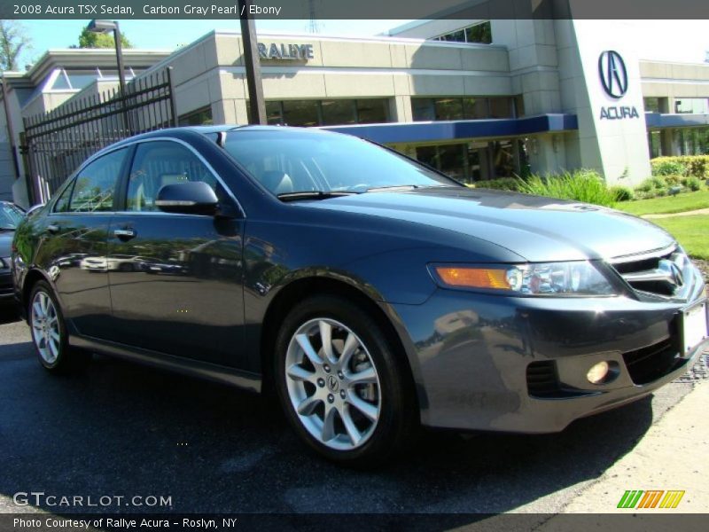 Carbon Gray Pearl / Ebony 2008 Acura TSX Sedan