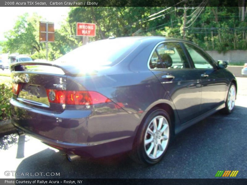 Carbon Gray Pearl / Ebony 2008 Acura TSX Sedan