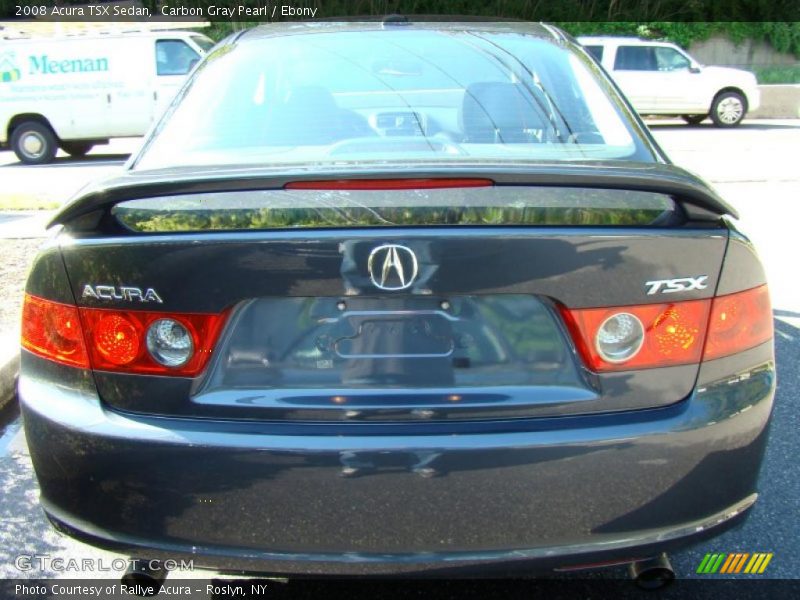 Carbon Gray Pearl / Ebony 2008 Acura TSX Sedan