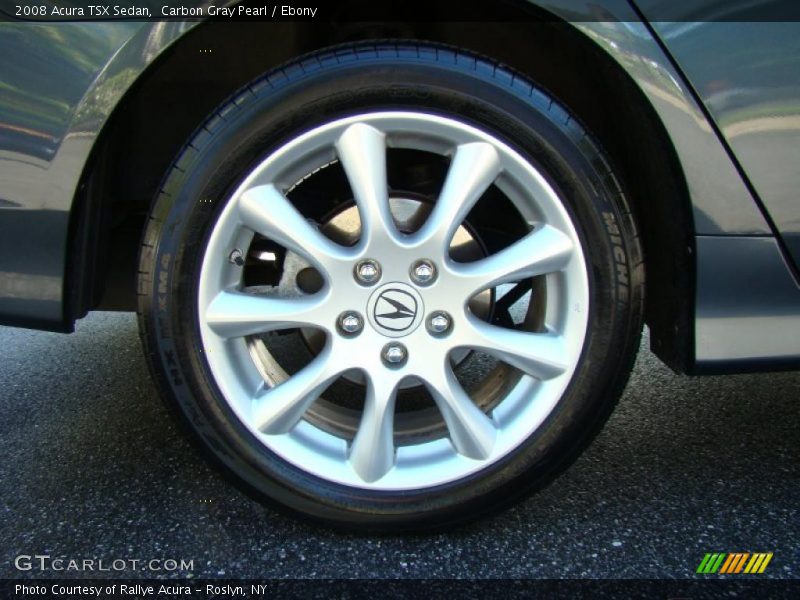 Carbon Gray Pearl / Ebony 2008 Acura TSX Sedan