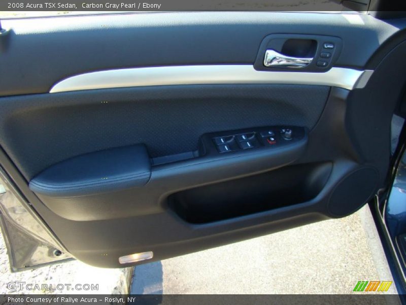 Carbon Gray Pearl / Ebony 2008 Acura TSX Sedan