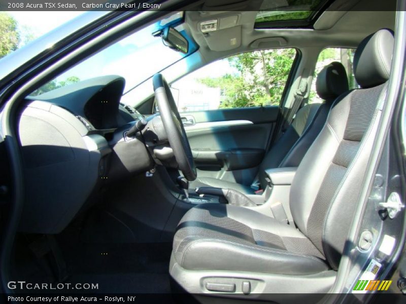 Carbon Gray Pearl / Ebony 2008 Acura TSX Sedan