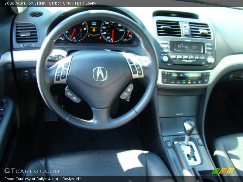 Carbon Gray Pearl / Ebony 2008 Acura TSX Sedan