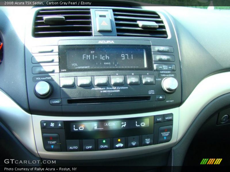 Carbon Gray Pearl / Ebony 2008 Acura TSX Sedan