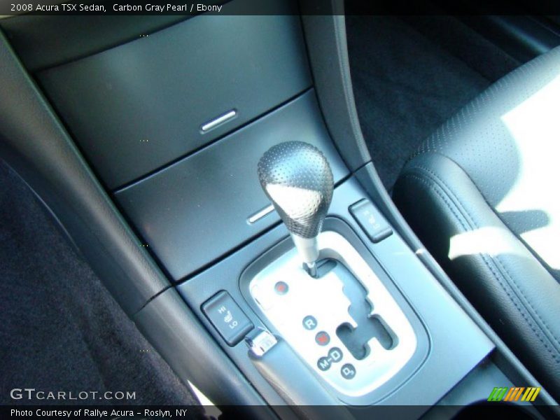 Carbon Gray Pearl / Ebony 2008 Acura TSX Sedan