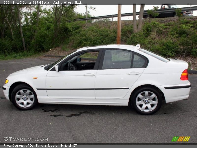 Alpine White / Black 2004 BMW 3 Series 325xi Sedan