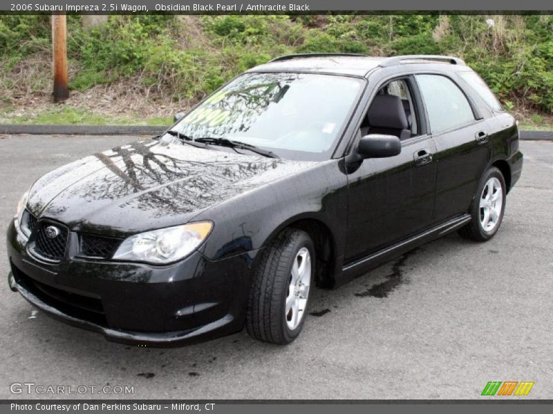 Obsidian Black Pearl / Anthracite Black 2006 Subaru Impreza 2.5i Wagon