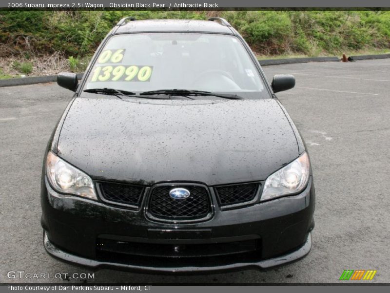 Obsidian Black Pearl / Anthracite Black 2006 Subaru Impreza 2.5i Wagon