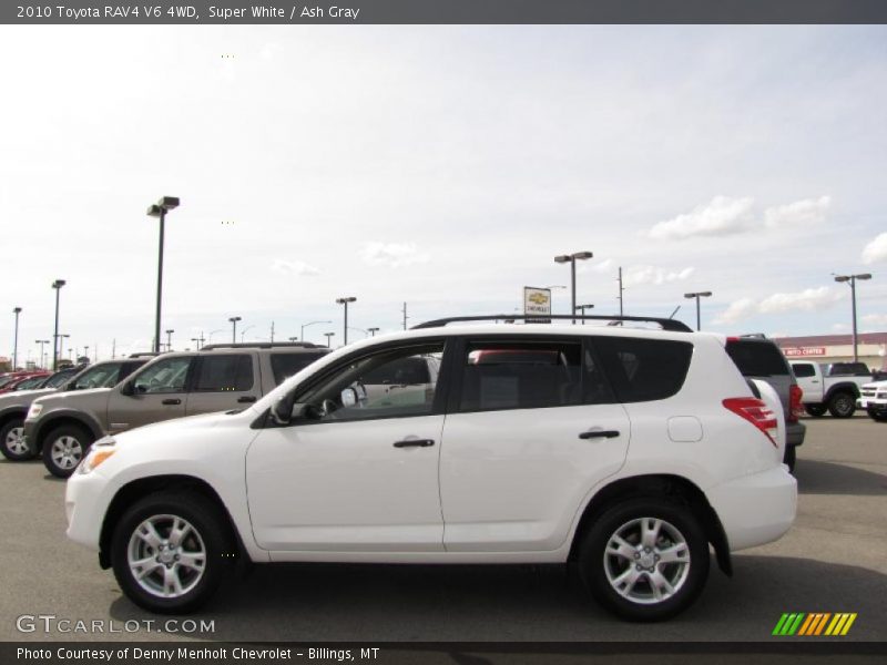 Super White / Ash Gray 2010 Toyota RAV4 V6 4WD