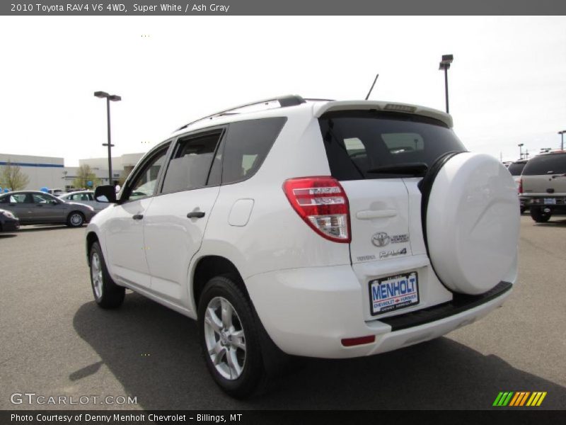 Super White / Ash Gray 2010 Toyota RAV4 V6 4WD
