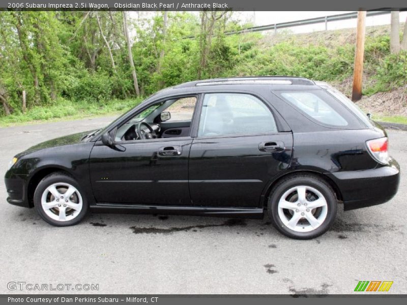 Obsidian Black Pearl / Anthracite Black 2006 Subaru Impreza 2.5i Wagon