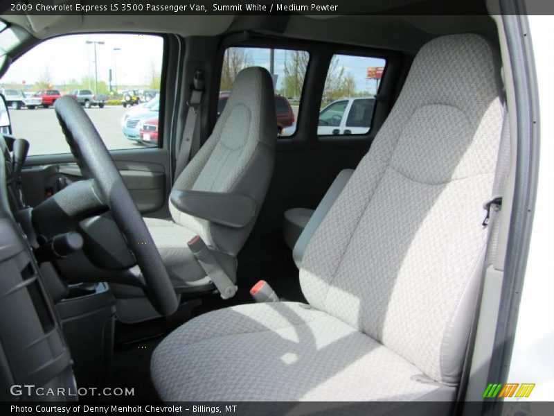 Summit White / Medium Pewter 2009 Chevrolet Express LS 3500 Passenger Van