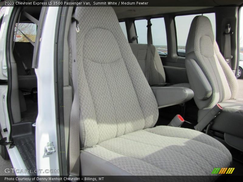 Summit White / Medium Pewter 2009 Chevrolet Express LS 3500 Passenger Van