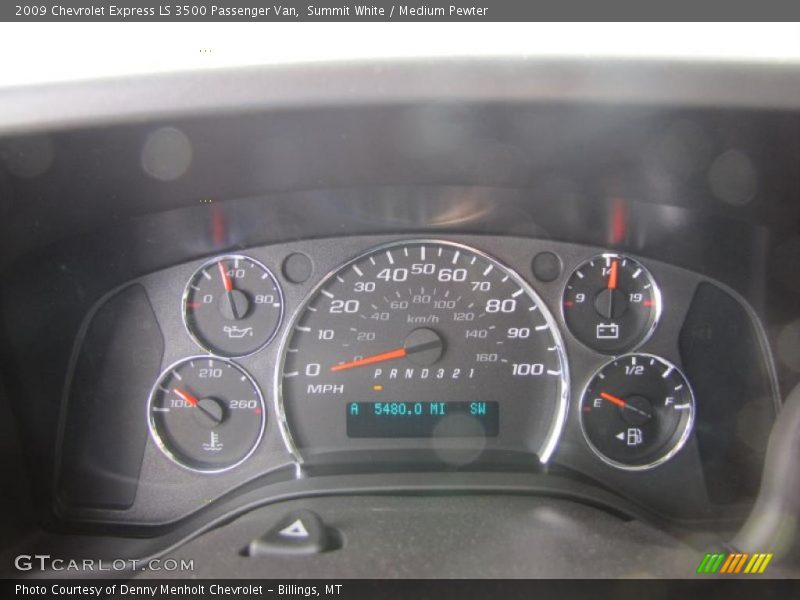 Summit White / Medium Pewter 2009 Chevrolet Express LS 3500 Passenger Van
