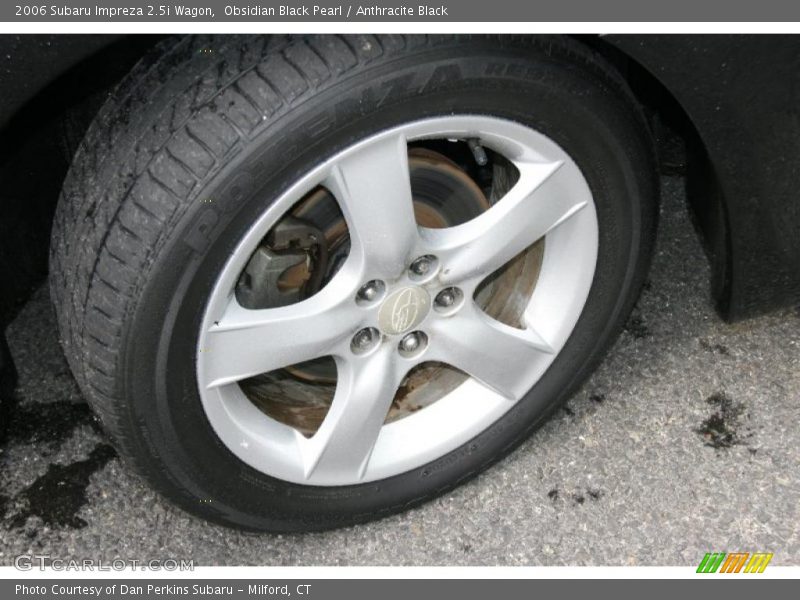 Obsidian Black Pearl / Anthracite Black 2006 Subaru Impreza 2.5i Wagon