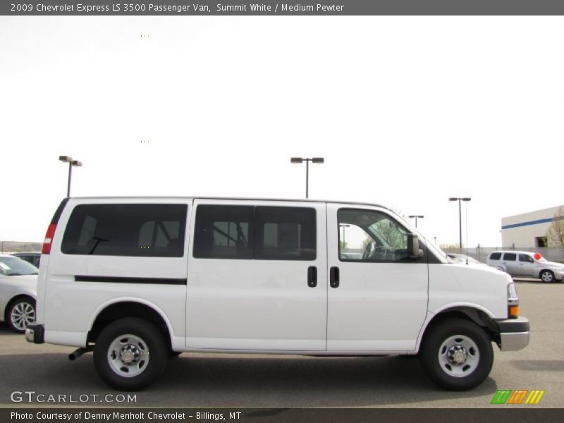 Summit White / Medium Pewter 2009 Chevrolet Express LS 3500 Passenger Van