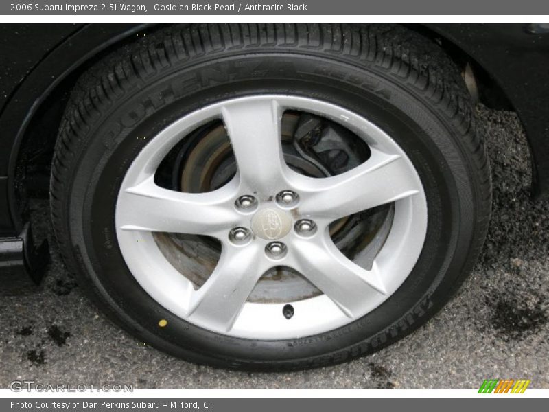 Obsidian Black Pearl / Anthracite Black 2006 Subaru Impreza 2.5i Wagon