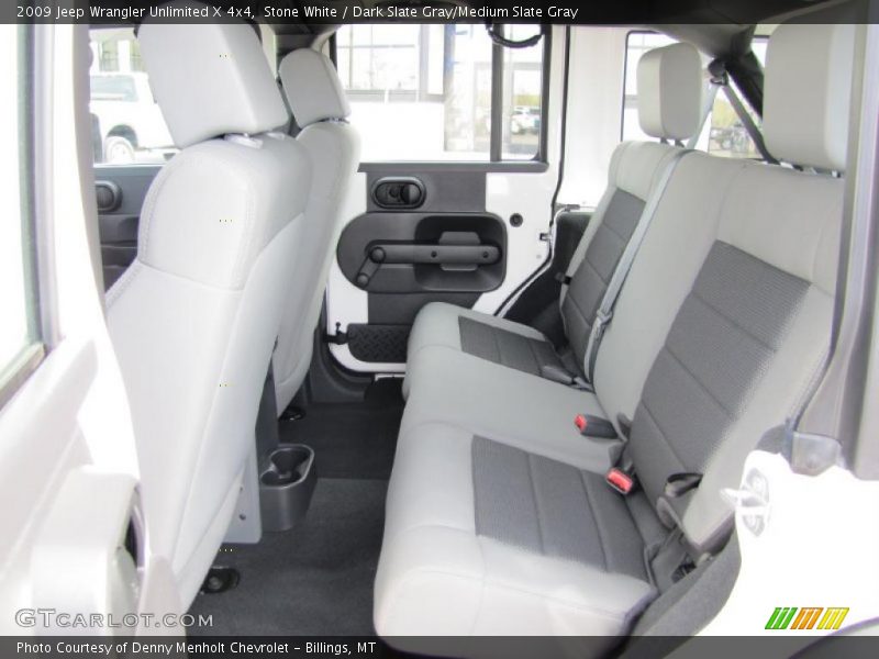 Stone White / Dark Slate Gray/Medium Slate Gray 2009 Jeep Wrangler Unlimited X 4x4