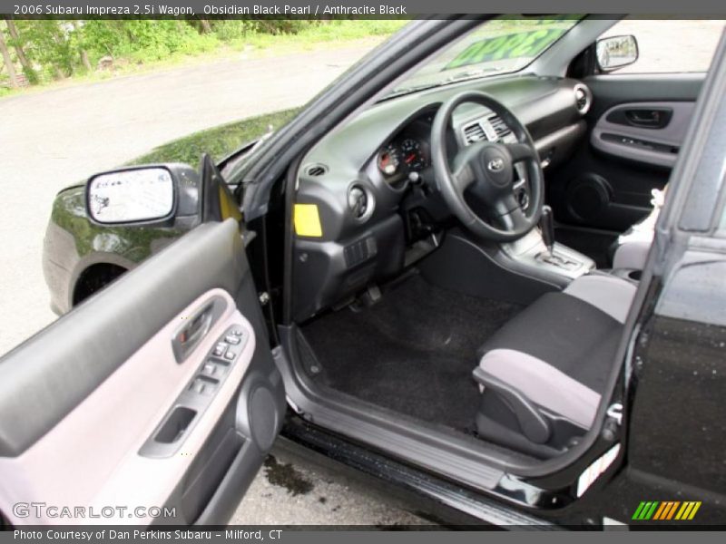 Obsidian Black Pearl / Anthracite Black 2006 Subaru Impreza 2.5i Wagon