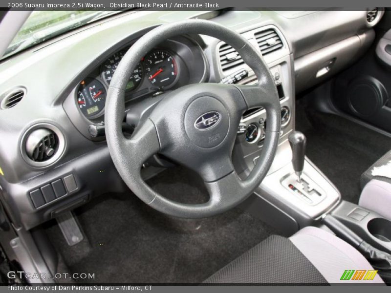 Obsidian Black Pearl / Anthracite Black 2006 Subaru Impreza 2.5i Wagon