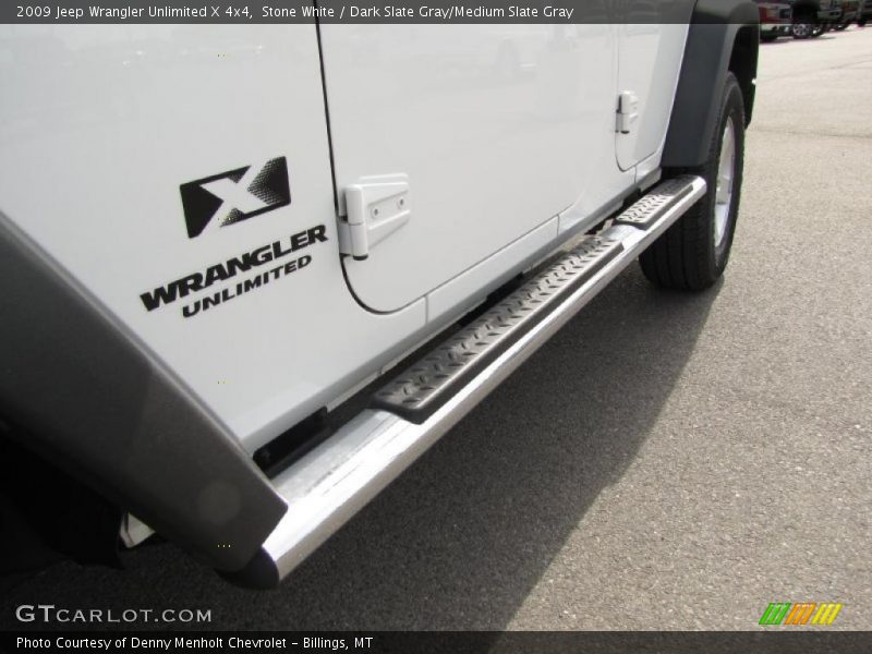 Stone White / Dark Slate Gray/Medium Slate Gray 2009 Jeep Wrangler Unlimited X 4x4