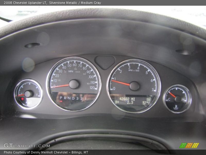 Silverstone Metallic / Medium Gray 2008 Chevrolet Uplander LT