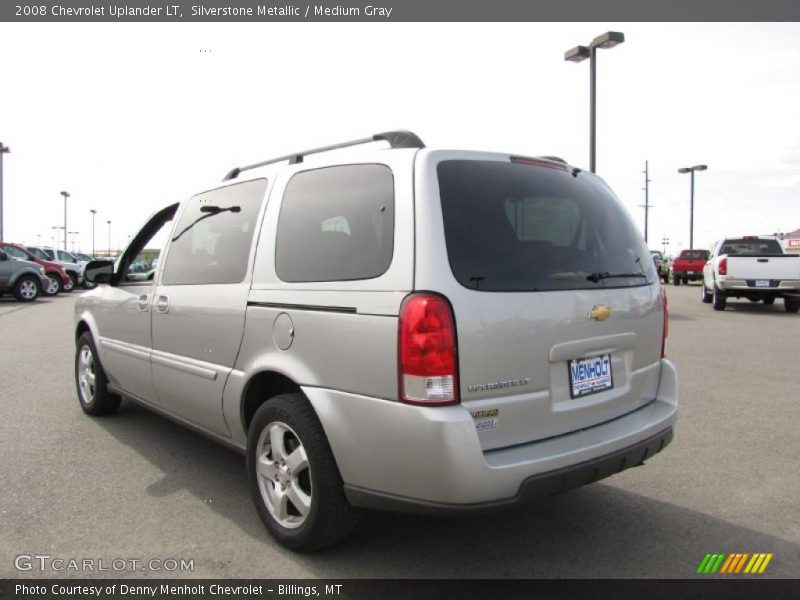 Silverstone Metallic / Medium Gray 2008 Chevrolet Uplander LT
